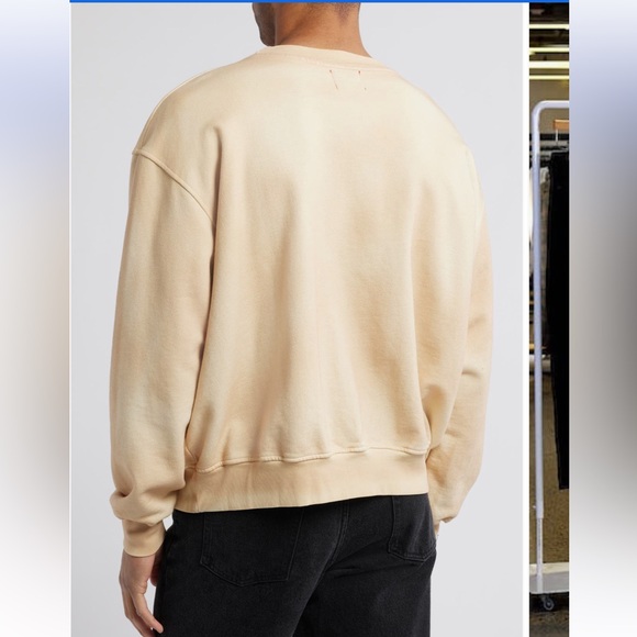 DIET STARTS MONDAY Hell on Wheels French Terry crewneck Sweatshirt large NWT‎ - Picture 2 of 2